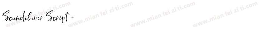 Scandilover Script字体转换
